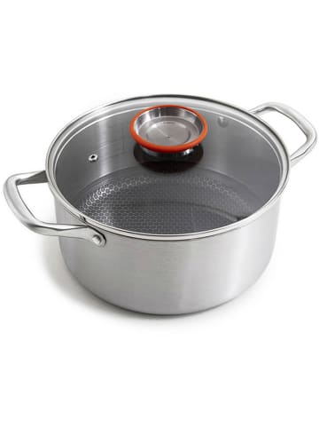 Laguiole 2-częściowy zestaw ''Blackcube'' w kolorze srebrnym - 5 l