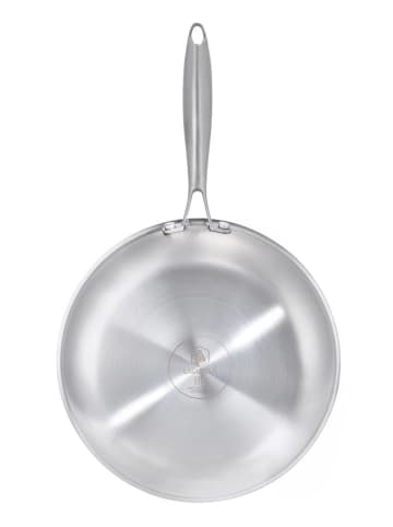 Laguiole Patelnia "Black Steel" w kolorze srebrnym - Ø 32 cm