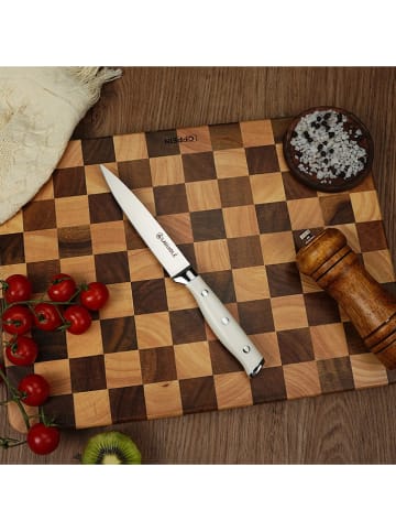 Laguiole Nóż uniwersalny "Élégance" w kolorze białym - wys. 24,5 cm