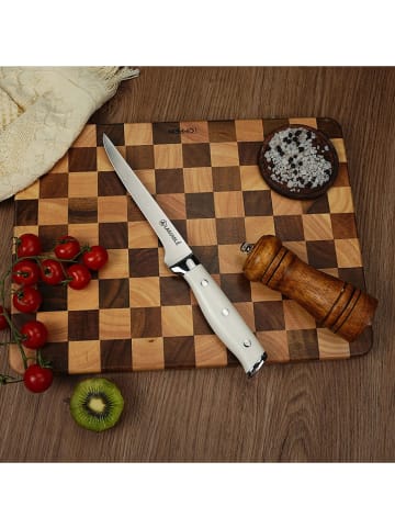 Laguiole Nóż "Élégance" w kolorze białym - wys. 26 cm