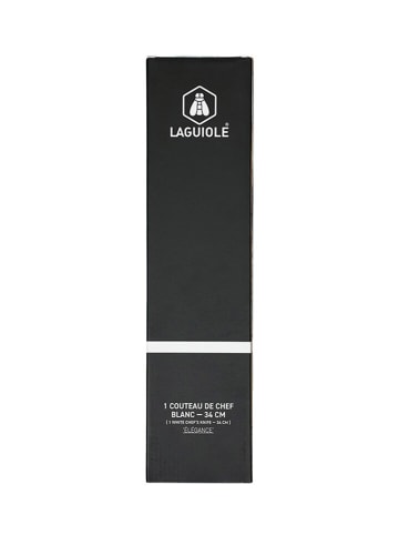 Laguiole Nóż kuchenny "Élégance" w kolorze białym - wys. 34 cm