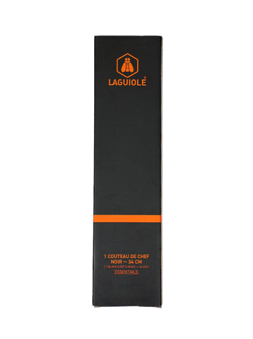 Laguiole Kochmesser "Essentials" in Schwarz - (H)34 cm