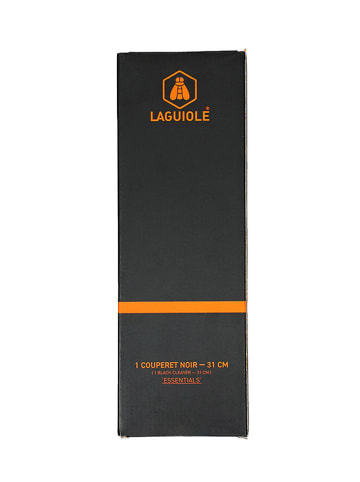 Laguiole Hackmesser "Essentials" in Schwarz - (H)31 cm