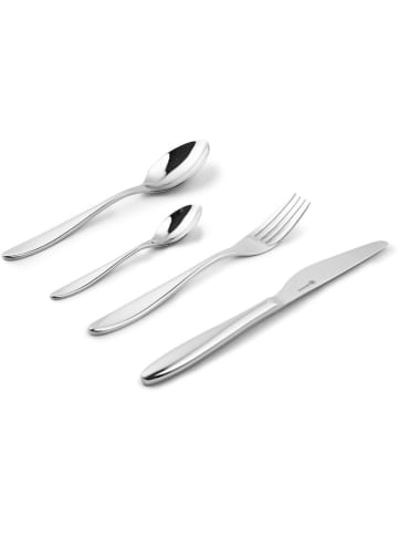 Laguiole 24tlg. Besteckset " Pivoine" in Silber