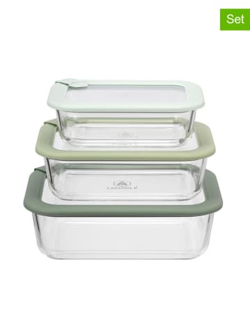 Laguiole Pojemniki (3 szt.) w kolorze zielonym