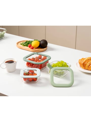 Laguiole Pojemniki (3 szt.) w kolorze zielonym