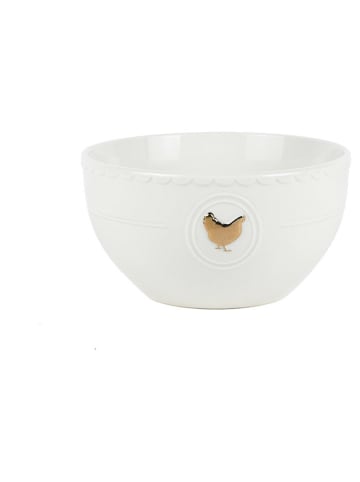 Laguiole 18-delig tafelservies "Gallus" wit/goudkleurig