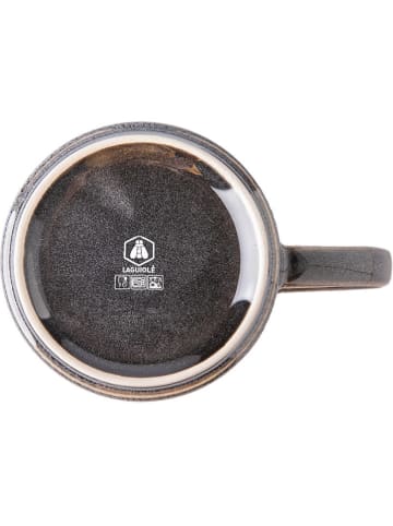 Laguiole 2-delige set: koffiebekers zwart - Ø 8,8 cm