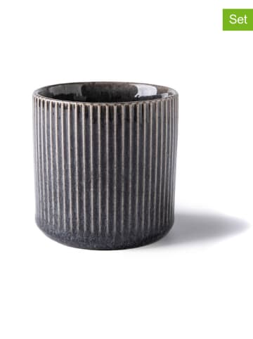 Laguiole 4-delige set: koffiebekers zwart - Ø 7,2 cm