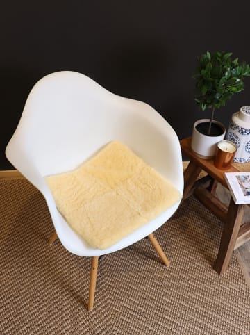 Kaiser Naturfellprodukte Lammfell-Sitzkissen in Creme