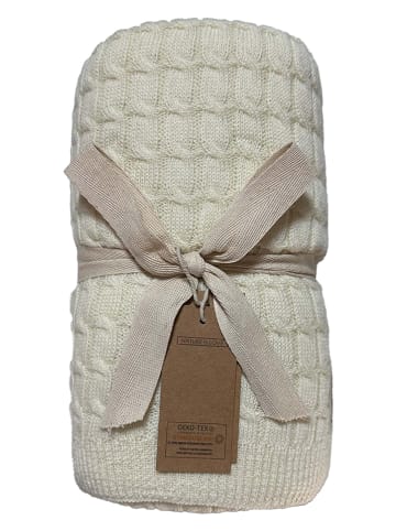 Kaiser Naturfellprodukte Merinowolldecke in Creme