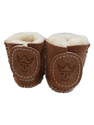 Kaiser Naturfellprodukte Boots met lamsvacht bruin