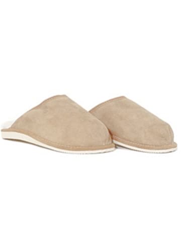 Kaiser Naturfellprodukte H&L Pantoffels met lamsvacht lichtbruin
