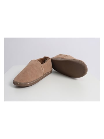 Kaiser Naturfellprodukte Pantoffels met lamsvacht "Helsinki" beige