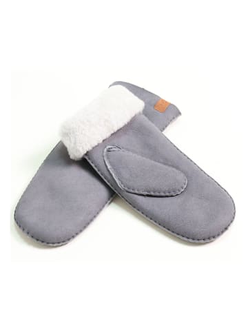 Kaiser Naturfellprodukte Lammfell-Fäustlinge in Grau