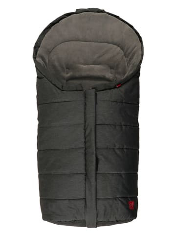 Kaiser Naturfellprodukte Śpiworek "Ella" w kolorze czarnym do fotelika - 80 x 40 cm