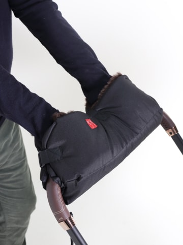 Kaiser Naturfellprodukte Ogrzewacz wełniany "Double" w kolorze granatowym do rąk - 22 x 45 cm