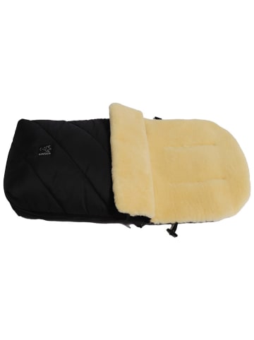 Kaiser Naturfellprodukte Śpiworek wełniany "Polar" w kolorze czarnym - 85 x 43 cm