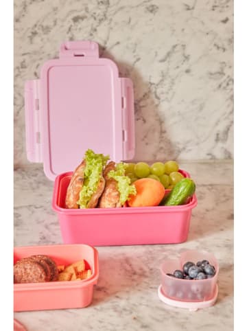 Rice Lunchbox in Rot/ Rosa - (B)21 x (H)7,5 x (T)14 cm