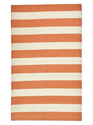 Rice Läufer in Koralle/ Creme - (L)150 x (B)90 cm