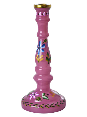 Rice Kaarshouder roze - (H)26 x Ø 11 cm