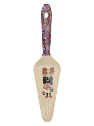 Rice Taartschep crème/bordeaux - (L)26 cm