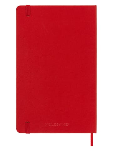 Moleskine Blanko Notizbuch in Rot - (B)13 x (H)21 cm