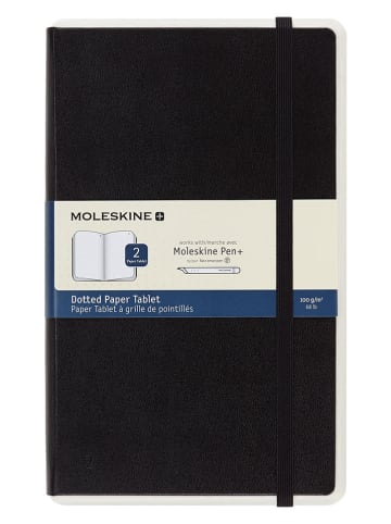 Moleskine Intelligentes Notizbuch ''Paper Tablet'' in Schwarz - (B)13 x (H)21 cm