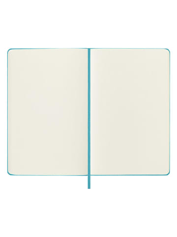 Moleskine Blanko Notizbuch in Türkis - (B)13 x (H)21 cm
