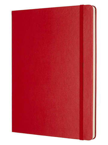 Moleskine Blanko Notizbuch in Rot - (B)19 x (H)25 cm