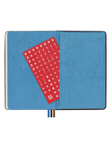 Moleskine Reiseplaner in Braun - (B)11,5 x (H)18 cm
