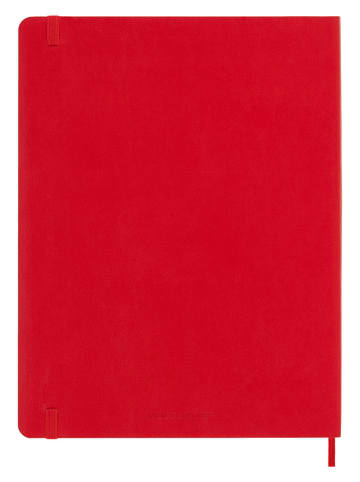Moleskine Blanko Notizbuch in Rot - (B)19 x (H)25 cm