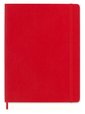 Moleskine Notatnik w kolorze czerwonym - 19 x 25 cm