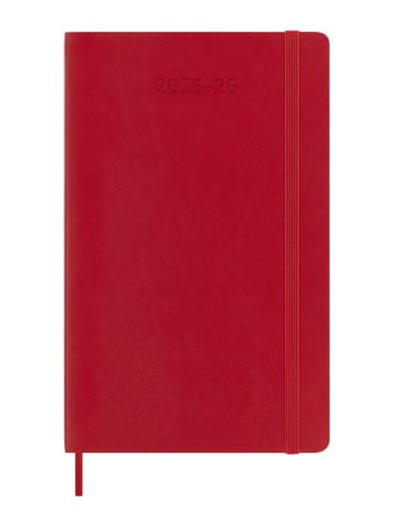 Moleskine Wochenplaner ''2025-26'' in Rot - (L)21 x (B)13 cm