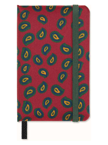 Moleskine Blanko Notizbuch ''Le Professional'' in Rot/ Grün - (B)6,5 x (H)10,5 cm
