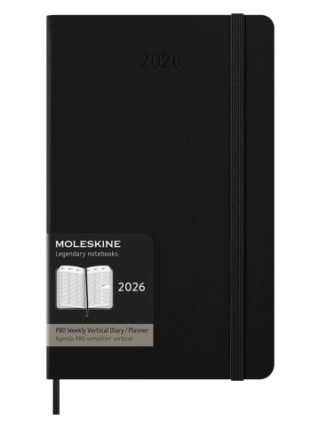 Moleskine Wochenplaner "2026" in Schwarz - (B)13 x (H)21 cm