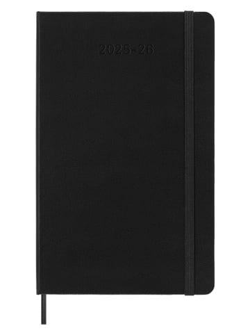 Moleskine Planer tygodniowy "2025/2026" w kolorze czarnym - 13 x 21 cm