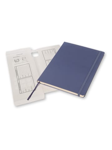 Moleskine Liniertes Notizbuch ''Pro Notebook'' in Violett - (B)19 x (H)25