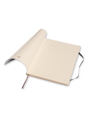 Moleskine Liniertes Notizbuch ''Pro Notebook'' in Schwarz - (B)19 x (H)25