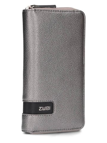 Zwei Geldbörse in Silber - (B)11 x (H)20 x (T)3 cm