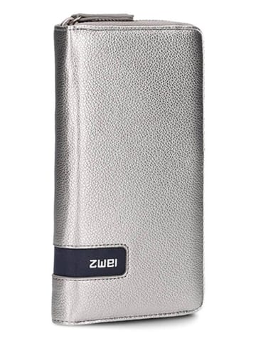 Zwei Geldbörse in Silber - (B)11 x (H)20 x (T)3 cm