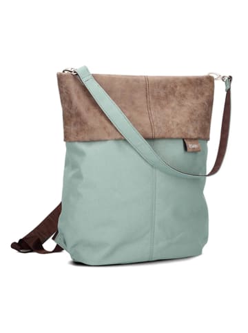 Zwei Schultertasche in Hellblau/ Beige - (B)33 x (H)34 x (T)14 cm