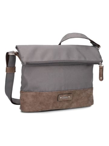 Zwei Umhängetasche in Hellbraun/ Grau - (B)28 x (H)20 x (T)8 cm