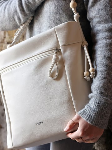 Zwei Shopper ''Perla PE140'' in Weiß - (B)41 x (H)31 x (T)16 cm