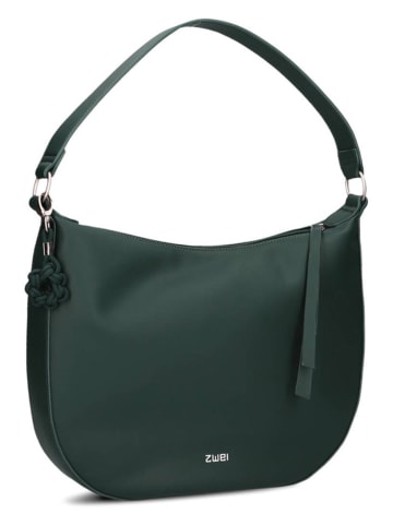 Zwei Schultertasche in Dunkelgrün - (B)34 x (H)31 x (T)10 cm