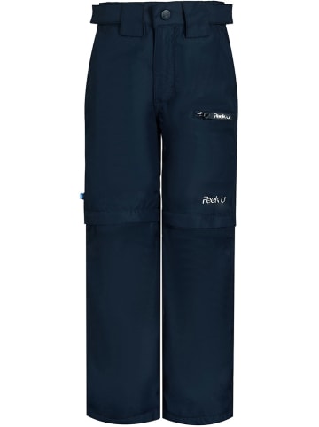 Peek U Spodnie trekkingowe Zipp-Off "Terra" w kolorze granatowym