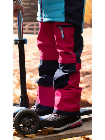 Peek U Zippoff-Trekkinghose "Terra" in Pink/ Dunkelblau