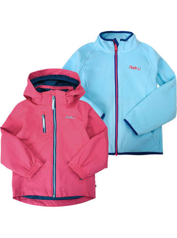 Peek U 3in1-Funktionsjacke "Celeste" in Pink/ Hellblau