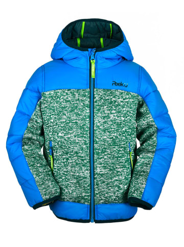 Peek U Hybridjacke "Lynx" in Blau/ Türkis