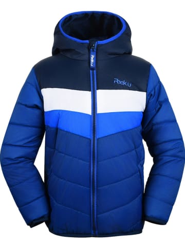 Peek U Ganzjahres-Steppjacke "Baz" in Blau/ Weiß